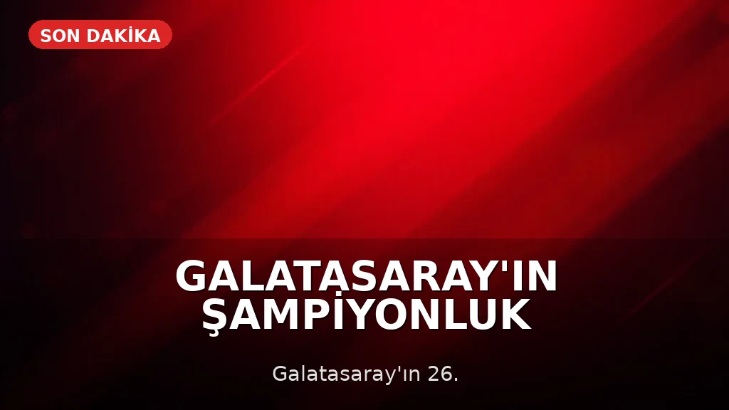 Galatasaray'ın Şampiyonluk Kutlamaları beIN Sports'tan Canlı Yayınlanacak