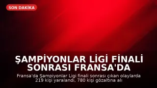 Şampiyonlar Ligi Finali Sonrası Fransa'da Olaylar: Yüzlerce Gözaltı, Çok Sayıda Polis Yaralı