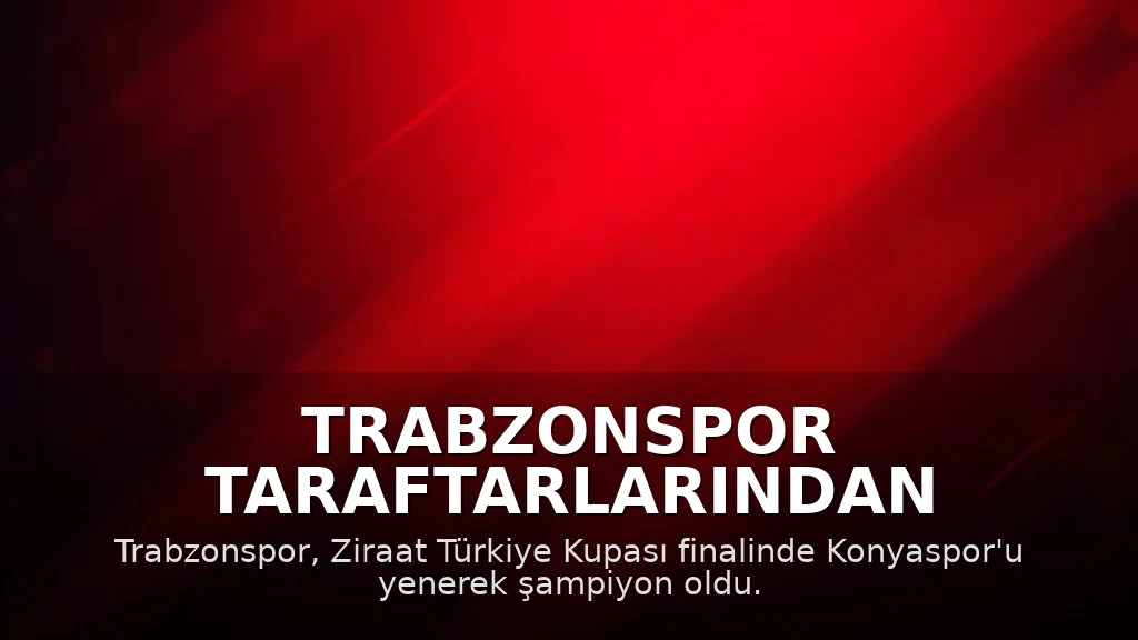 Trabzonspor Taraftarlarından Şampiyon Takımlarına Coşkulu Karşılama